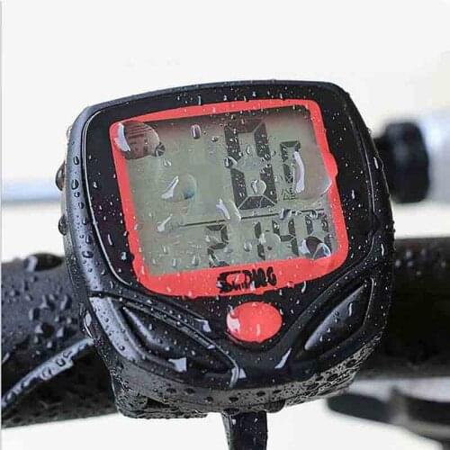 Bicycle Odometer Waterproof Bicycle Computer Wired Odometer Stopwatch Digital LCD Display Speedometer Tracker