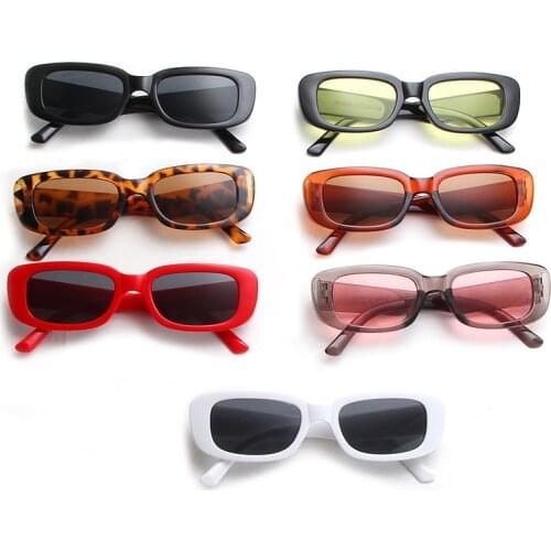 2020 Square Sun Glasses Luxury Brand Travel Small Rectangle Sunglasses Men Women Vintage Retro Sunglasses Women