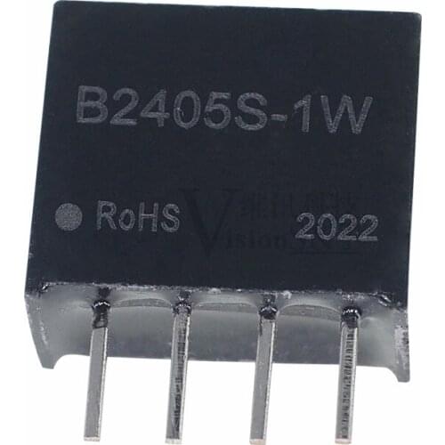 5PCS-20PCS/LOT B2405S-1W SIP-4 B2405S SIP4 B2405 2405 DC / DC 24V to 5V isolated power module New original Free shipping