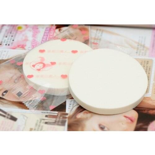 8CM Round face powder puff facial puff as makeup cotton pad for lady Cosmetic sponge puff accessory products