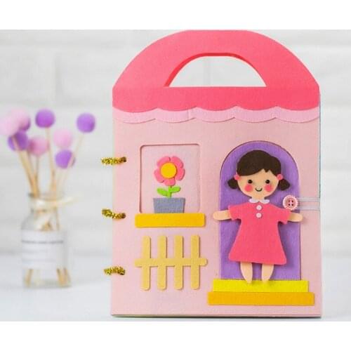 83XC Fun Interactive Baby Book with Daily Life Activities Cloth Book for Babies&Infant 1 Year Old Early Educational Supplies