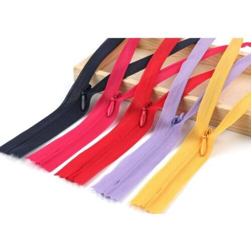 Clothing accessories 3# invisible zipper 16 colors into 40cm closed tail zipper cover cushion cushion pillow zipper