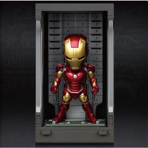 Beast kingdom Avengers Age of Ultron Marvel Iron 3 Man Armor garage Garage Kits Model Kits Collecting gift toys