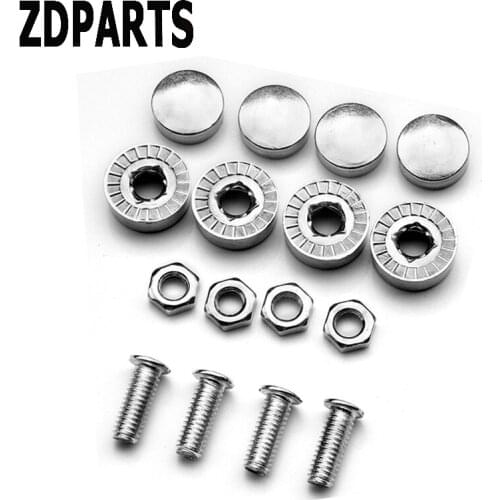ZDPARTS 16X Car License Plate Bolts Screws For Toyota Corolla Avensis Rav4 c-hr Volkswagen VW Passat B6 B5 Polo Jetta toyota