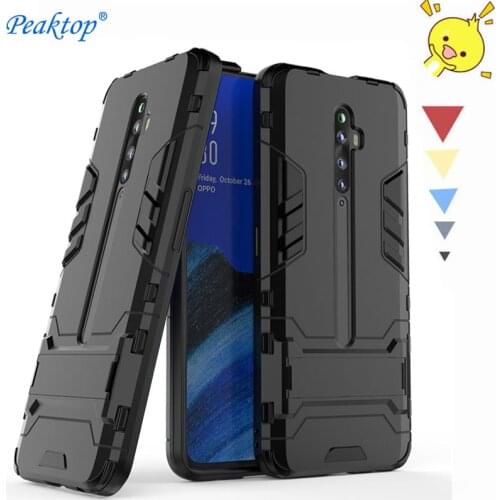 For OPPO Reno2 F Case Phone Holder Hard PC Heavy Armor Shell Anti-konck Case For OPPO Reno 2F Case For OPPO Reno2 F 2F 2 2Z Case