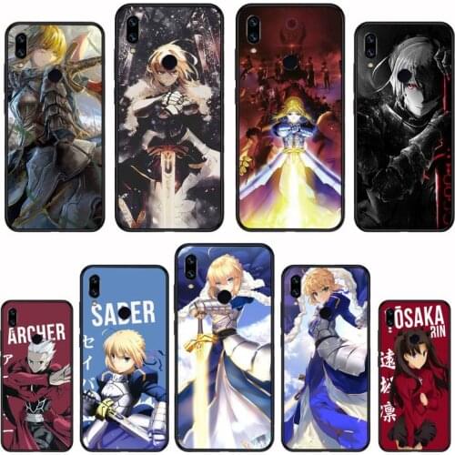 Anime Fate Zero Stay Night Phone Case For Xiaomi Redmi Note 4 4x 5 6 7 8 pro S2 PLUS 6A PRO