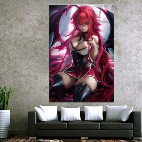 Home Decor Diy 5D Diamond Full Square Drill High School Dxd Painting Wall Art Handmade Animation Embroidery Picture Cross Stitch
