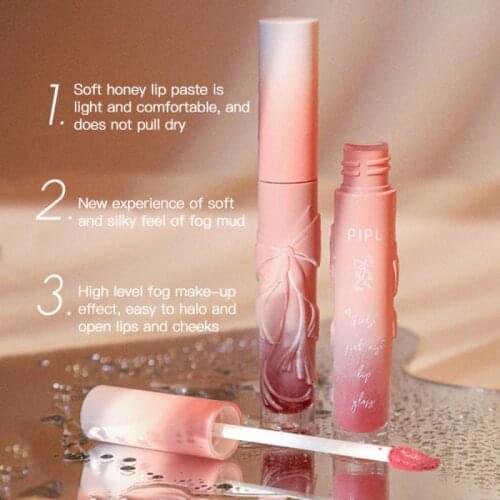 Lip Glaze Velvet Matte Light Fog Surface Is Not Easy To Stick To The Cup Red Lip Mud Moisturizing ​Lip Makeup Cosmetic TSLM1