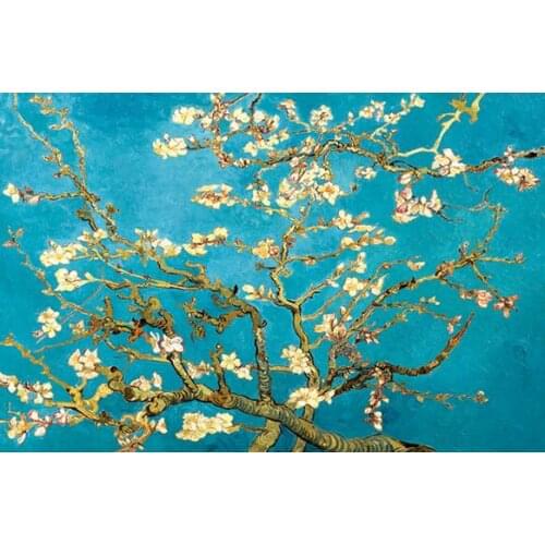 Van Gogh Almond Blossom Art print Silk poster Home Wall Decor