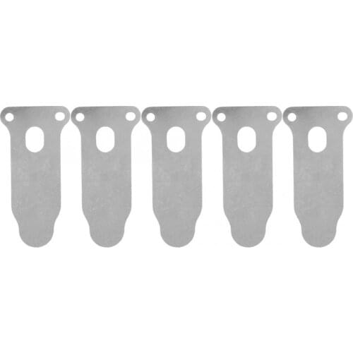 5Pcs Valve Plate Tongue Shape Metal Air Compressor Accessory 57mm Long Air Pump Accessories Good Quality And Toughness