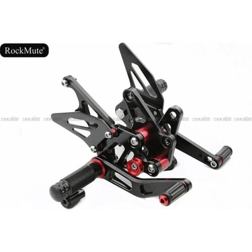 Motorcycle Rearsets For Suzuki GSX1300R Hayabusa 1999-2007 Adjustable Footrest Shift Lever Brake Pedal Foot Pegs Rear Set