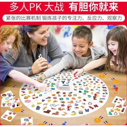 New Kids Interactive memory Matching Game TOI find it with small flashlight family Party Funny Puzzle board Game Education toy