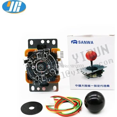 Sanwa Original Japan Arcade Joystick JLF-TP-8YT with Ball Top and 5pin wire arcade stick sanwa High quality arcade joystick
