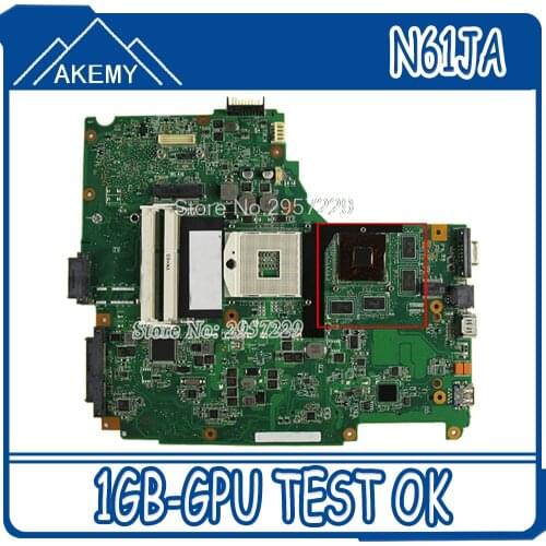 Send board+N61JA Motherboard HD5730M i3 i5 For Asus N61JQ N61JA laptop Motherboard N61JA Mainboard N61JA Motherboard test ok