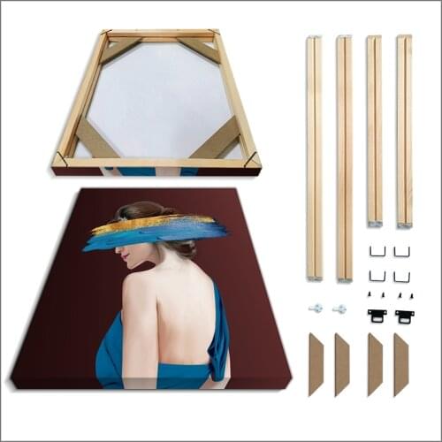 Custom Photo Frame Wood Frame Panel Kit Craft Diamond Picture Poster Advertising Frame Canvas Painting Large Size Factory Outlet