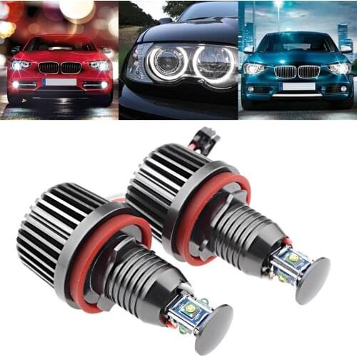 Super Bright H8 40W 360-Degree CREELED White Angel Eye Halo Head Light Lamp Bulb Error Free ForBMW E92 M3 E60 E71 E63 E64 E90
