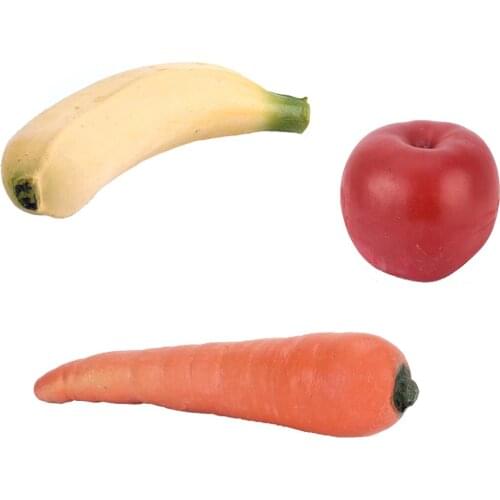 Magic Tricks Gimmick Props Illusion Rubber Fake Banana/Apple/Lemon/Orange/Carrot From Empty Hand Imitation Vanishing Appearing