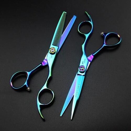 6 Inch Japanese 440C High-end Flat Cut Hairdressing Scissors Hairdressing Scissors Salon Hairdressing Hairdressing Tools