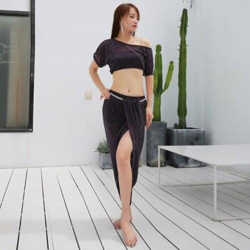 Women Belly Dance Costume Oriental Dancing Clothing for Women Belly Dance Skirt Stage Performance Skirt Suit #DP0023