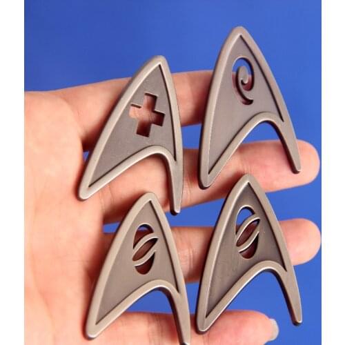 Star Trek Starfleet Beyond Logo Command Hard Enamel Brooch Pins Badge Collar Lapel Pins Alloy Metal Fashion Jewelry Accessories