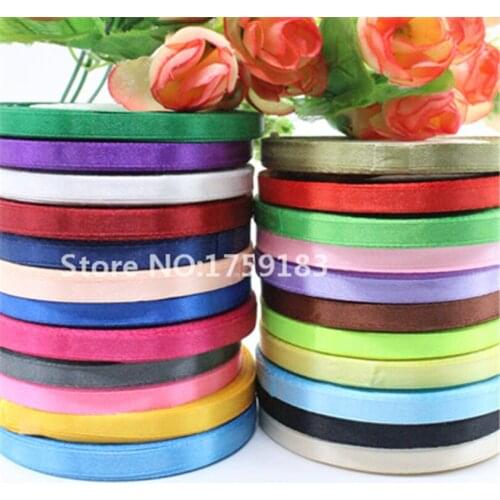 50yards width 6mm 23colors Silk Satin Ribbon Wedding Party headband Invitation Card Gift Wrapping Supplies riband DIY GH-251