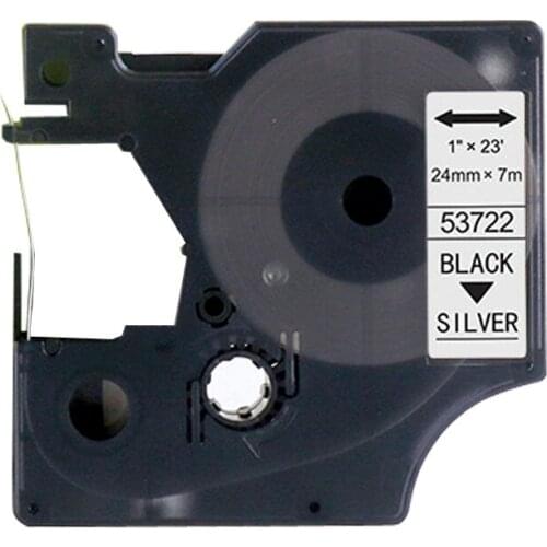 53719 53713 53710 53716 53717 53718 53724 Labeling Tape 24mm Compatible for Dymo D1 Label Manager 500TS/450D RHINO 6000