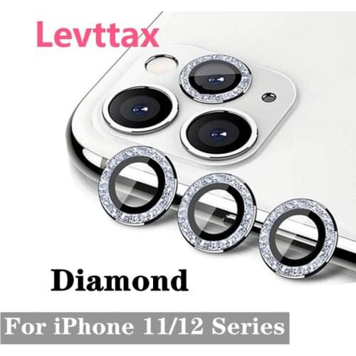 Diamond Shinng Bingbing Camera Lens Protector Case For iPhone 12min 12 Pro 11Pro Max Camera Metal Glasses Cover Lens Glass