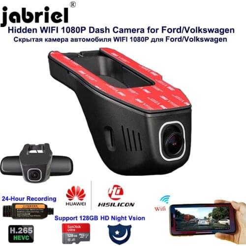 Car Camera dvr 1080P dash cam 24H video recorder for ford focus 2 3 mk2 fiesta mk7 ranger mondeo mk4 Volkswagen toyota skoda