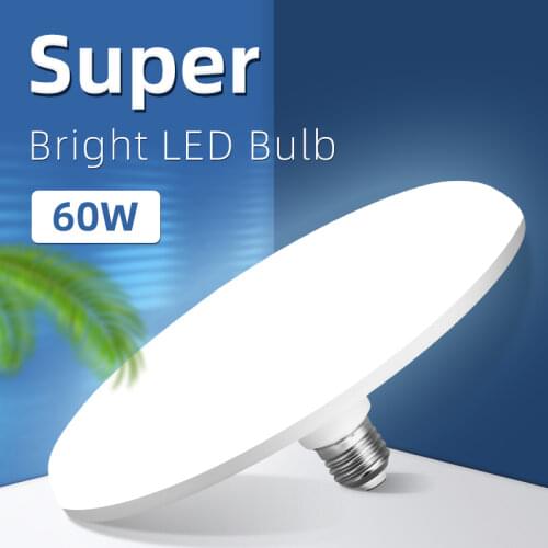 E27 LED Bulb 220V UFO Lamp E27 LED Lamps Cold White 20W 40W 50W 60W Bombillas Ampoule LED Bulb Lights for Home Lighting