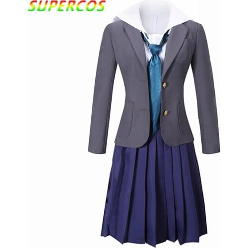 Keep Your Hands Off Eizouken Asakusa Midori Mizusaki Tsubame Kanamori Sayaka female school uniform cosplay costume party suit