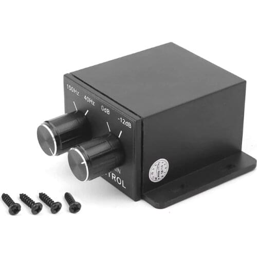 Hot New 1 Pc Small Auto Car Audio Regulator Amplifier Bass Subwoofer Stereo Equalizer Controller 4 RCA Vehicle Car Accessories