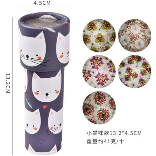 Interactive Logical Rotating Kaleidoscope Magic Classic Educational Toys Colorful World Toy for Children Autism Kids Puzzle Toy