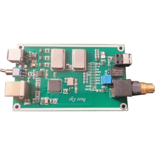 JFBL Hot XMOS XU208 Board Asynchronous USB Coaxial Fiber Output Digital Interface IIS DSD256 Spdif Dop64 with Acrylic Sheet