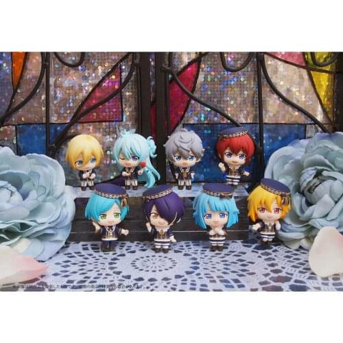 3-4cm Pvc Dolls Pendant Toys Action Ensemble Stars Tenshouin Eichi Hibiki Wataru Sengoku Shinobu Shino Hajime Collectibles Gifts