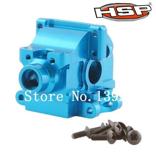 Aluminium Alloy Gear Box With Screw*10 Upgrade Spare Parts 122275 For 1/10 RC R/C Car Nitro HSP Redcat Himoto Buggy Truck