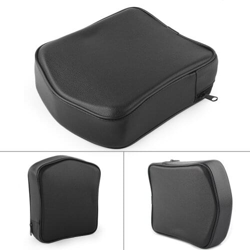 Motorbike Driver Rider Sissy Bar Seat Soft Pad For Honda VTX1300 VTX1800 VTX 1300 1800 Black