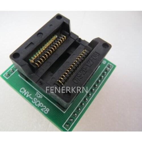Opentop SOP28/DIP28 spacing 10.2MM IC Burning seat Adapter testing seat Test Socket test bench in the stock