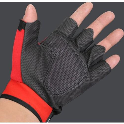 5 Finger Cut Fishing Gloves Summer Men Women Outdoor Non-slip Waterproof Sports Fishing Cycling Half Finger Sun Screen Glove