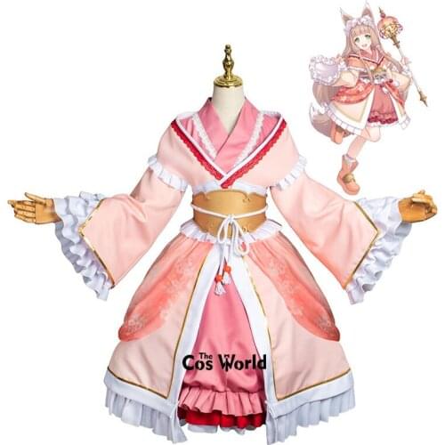 Princess Connect! Re:Dive Fox Himemiya Maho Dress Uniform Outfit Games Anime Cosplay Costumes