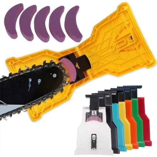 Professional Woodworking Chainsaw Teeth Sharpener Sharpen Chain Saw Bar-Mount Fast Grinding Sharpening Chainsaw Chain Tools