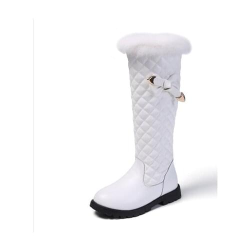 Genuine Leather Girls Knee-high Boots Princess Childrens Tall Boots 2020 High Kids Shoes Girl Shoes Knee Fashion Students Boots