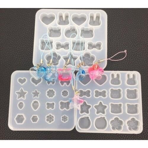 Silicone Casting Mold For DIY Resin Jewelry Pendants Earrings Silicone Resin Mold Tools For Clay Epoxy Resin