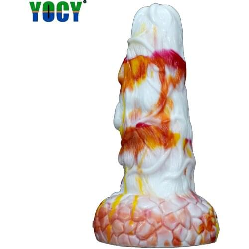 More Texture Silicone Dildo Fantasy Animal Penis Female Big Cock Huge Anal Plug Masturbation Massager With Suction Cup Sex Toys