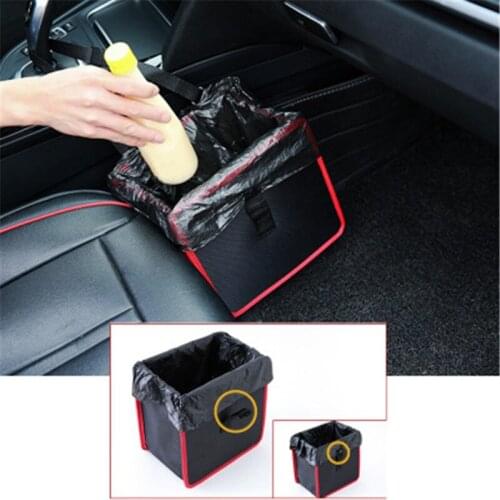 Foldable Oxford Cloth Car Dustbin Multicolor Automobiles Paper Bucket Trash Storage Can for Auto Organizer Accessories