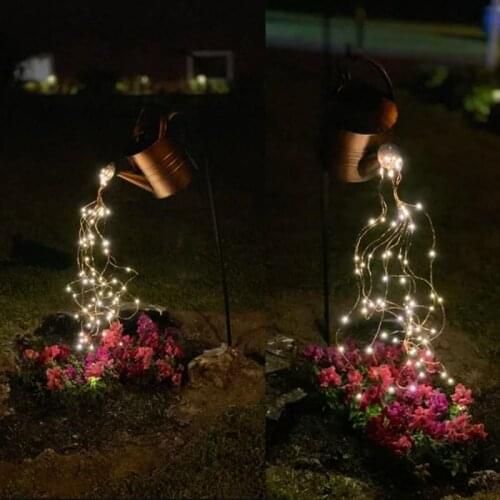LED Garland Light String Romantic Star Shower Garden Art Light Decoration Christmas Valentines Day Room Garden String Lights