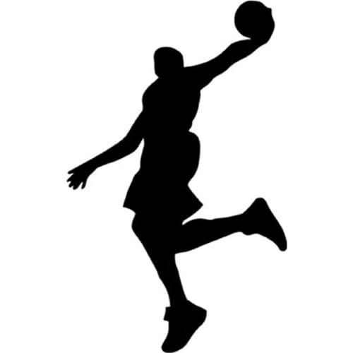 10*16CM Basketball Players Car Sticker Cool Sports Personality Reflective Car Stickers And Decals CT-855