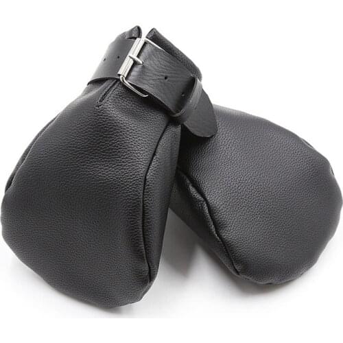 Adult Toys Leather Gloves Handcuffs Erotic Game BDSM Bondage Hand Sleeve Cuffs Slave Restraints Sex tools For Couples