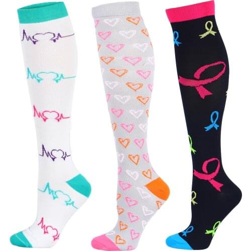 YHLZBNH 1PC Women Elastic Compress Stocking Nurse Professional Pressure Stocking Medical Varicose Veins Leg Relief Pain Socks
