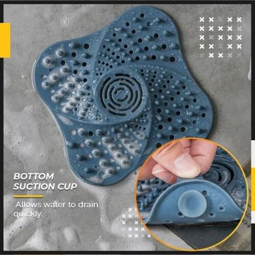 Anti-blocking Hair Catcher Hair Stopper Plug Trap Shower Floor Drain Covers Sink Strainer Filter Bathroom Kitchen Accessories