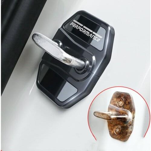 4PCS For BMW X2 X3 X4 X5 X6 F39 G01 G02 G05 G06 G11 G32 Car Door Lock Protective Cover Anti-rust Anti-wear Styling Accessories